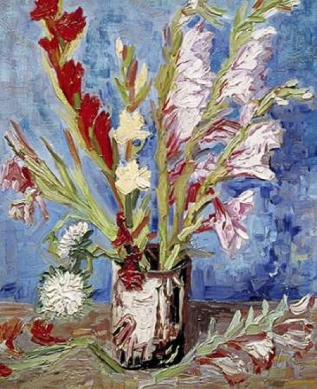 Vase With Gladioli Poster Print by Vincent Van Gogh - Item # VARPDX281325